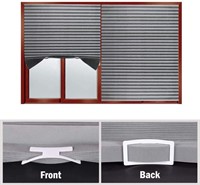 Cordless Light Filtering Pleated Fabric Shade