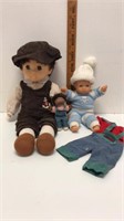 Vintage Newspaper boy doll, Cabbage patch doll’s