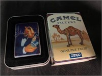 Joe Camel  Tobacco Cigarettes Zippo Lighter With C
