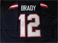 PATRIOTS TOM BRADY SIGNED JERSEY GAA COA