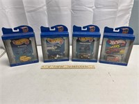 4 New in Package Hot Wheels Cars
