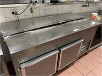S/S Refrigerated Pizza & Food Preparation Bench