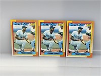 3 x 1990 Topps Frank Thomas Rookie Card #414