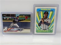 Lot of Ronald Acuna Jr Rookie Baseball Cards