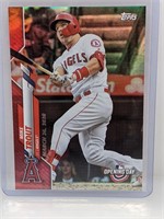 2020 Topps Opening Day Red Foil Mike Trout #90