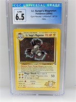 CGC 6.5 Gym Heroes Lt. Surge's Magneton Holo