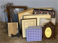 Collection of Picture Frames and Stands