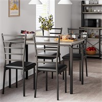 Kitchen Table and Chairs for 4  Grey