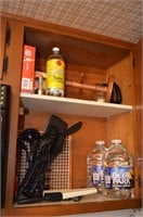 Contents of Kitchen Wall Cabinet - Utensils/Water