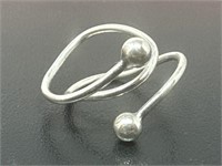 Adjustable 925 Sterling Silver Ring 2.17 Grams