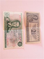 OLD NEDERLAND+ LUSEMBURG BANKNOTES