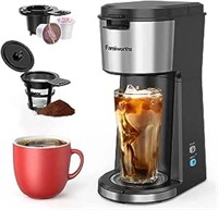 $109 Famiworths Iced Coffee Maker, Hot and Cold