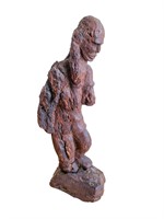 JP (John) Spence Signed Carved Wood Figure