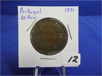 1891 Portugal  20 Reis