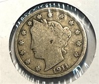 1911 Liberty Head V Nickel