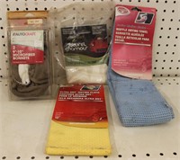 Lot of Drying Clothes and Buffing Pads