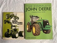 John Deere table top book with farm tractors book