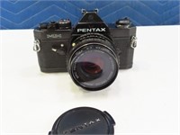 PENTAX vintage "MX" 35mm Camera + Lens Black