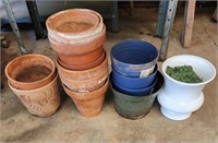 Assorted Planters flower pots