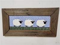 Mosaic Tile Sheep Wall Hanging Art