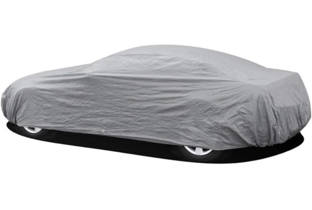 190x145 INCH CAR TARP WITH 8 BUNGEE STRAPS