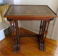 Early Leathertop Nesting Tables
