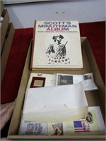 Scott's Minuteman Stamp Album w/stamps.