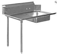 NEW SERV-WARE S/S Dish WORK TABLE, 24"W x 30"D x