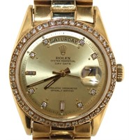 18kt Gold Gent's Rolex Oyster Day-Date President