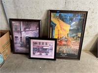 (3) Framed Wall Pictures