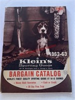 1962-63 Klein Sporting Good Catalog  (living