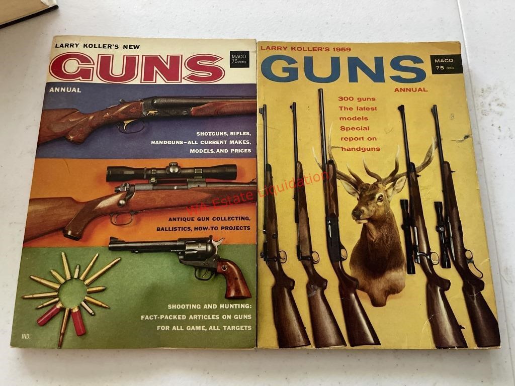 Larry Kollers .75 cent GUNS 1959 lot of 2