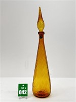 Amber Genie Bottle Decanter