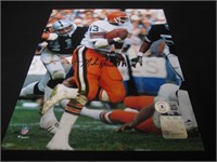 MIKE PRUITT SIGNED 8X10 PHOTO BROWNS BAS