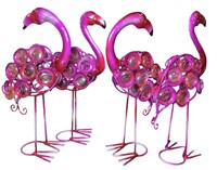 Metal Flamingos