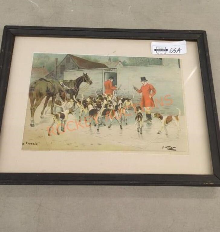 The Kennels by G Wright Framed Art