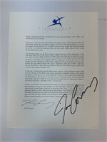 Autograph COA Letter James Cameron