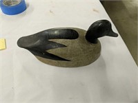 Unsigned Carved Duck Decoy