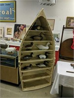 Wooden Boat Display Stand Signed Bryant 82 In Tall