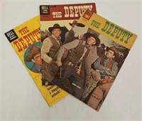 (3) The Deputy 4 Color Comic Books