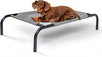 Elevated Dog Bed, Indoor and Outdoor, Small, Grey