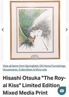 NUMBERED & SIGNED HISASHI OTSUKA FRAMED ARTWORK