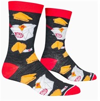 NEW -- Crazy Socks CHINESE TAKEOUT Men's Crew