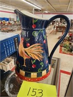 Rooster pitcher - 11"