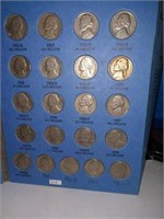 1938-1961D Jefferson Nickel Set