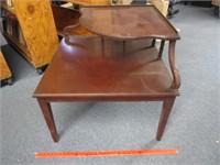 1940's mahogany lamp table (30in x 30in)