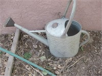 Vintage Metal Garden Watering Can Shown