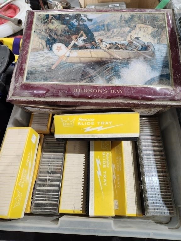 Bundle with Vintage photo slide trays for