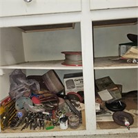 CONTENTS OF  GARAGE CABINETS