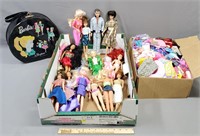 Barbie Dolls, Case & Clothing